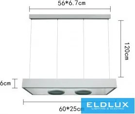 ELDLUX LP-08BF Modern Led Függesztett Lámpa IP20