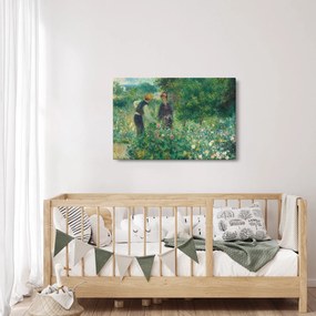 Kép - Auguste Renoir, Picking Flowers, reprodukciók (90x60 cm)