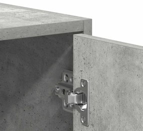 betonszürke forgácslap fürdőszobaszekrény 30 x 30 x 183,5 cm