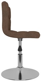 barna szövet forgó bárszék