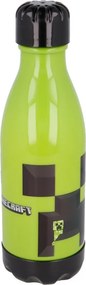 Minecraft Creeper műanyag kulacs csavaros kupakkal 560 ml