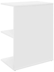 éjjeliszekrények 2 db fehér 46,5x29x61 cm gépelt fa