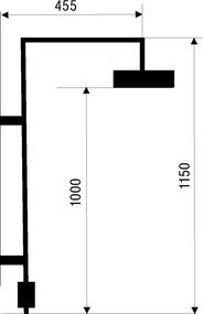 Novaservis Zuhanygarnitúrák - Zuhanygarnitúra 200, csaptelep nélkül, króm, SET060 / 2.0