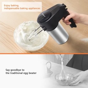 Aigostar - Kézi mixer 300W/230V fekete/króm