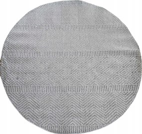 Kerek szőnyeg 160cm zsinóros hurok,külső-belső lapos