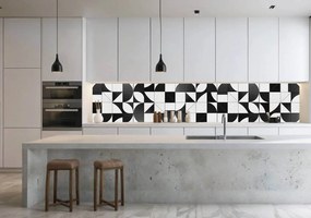 Wallplex konyhahátfal Monokróm (Méret: 60x240)