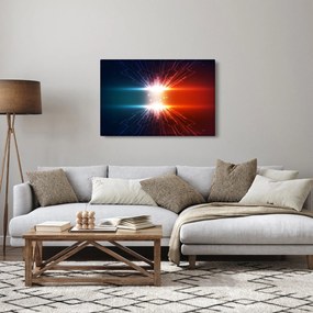 Absztrakt kép az aktív töltés (90x60 cm)