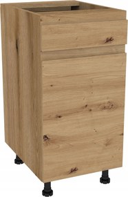 Szekrény fiókos láda 40 Frezo tölgy Evoke front fogantyú nélküli tölgy Artisan