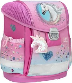 Iskolatáska, fémcsat, BELMIL Classy Dream Hooves, lovacska (BL40313AG68L)