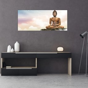 Kép - Buddha vigyáz a földre (120x50 cm)