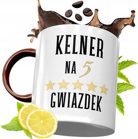 Bordó Bögre Pincérnek Születésnapra Ajándék fényképes nyomtatással