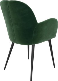 Zöld kárpitozott étkezőfotel Fitz – Støraa