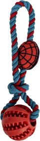 Pókember Hero kötél kutyajáték TPR labdával 30 cm