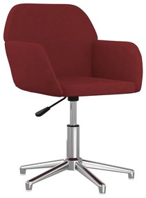 bordó szövet forgó irodaszék