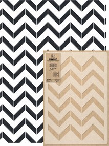 Festősablon Ismételhető Többször felhasználható 59x95cm Tapéta Halszálka Chevron