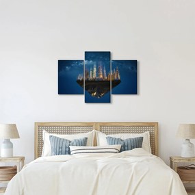 Kép - A lebegő város az űrben (90x60 cm)