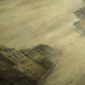Egy nyugati város képe (120x50 cm)