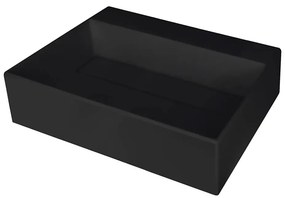 Deante Deante CQR_NU5M CORREO 40x50 cm gránit mosdó fekete, pultba építhető DN0067