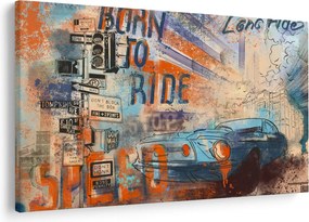 Kép - lovaglásra született (90x60 cm)