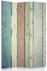 Gario Paraván Színes rusztikus tábla Méret: 110 x 170 cm, Kivitelezés: Forgó paraván 360°