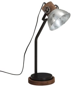 vintage ezüst asztali lámpa 25 W 18x18x60 cm E27