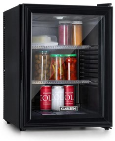 Klarstein Brooklyn 42, mini hűtőszekrény, üvegajtó, LED világítás, polcok