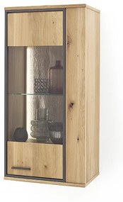 Campinas üveges tároló tölgy 60 x 123 cm