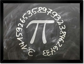 Poszterek keretben 40x30 Rejtélyes pi Pi szám