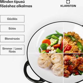 Klarstein Jersey Wok - fekete