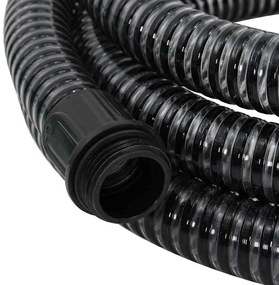 fekete PVC szívótömlő sárgaréz csatlakozókkal 1,1 7 m"