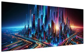 Kép - A jövő városa (120x50 cm)