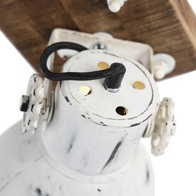 Ipari reflektor lámpa fehér mangófa bázissal 18 cm - Mangoes