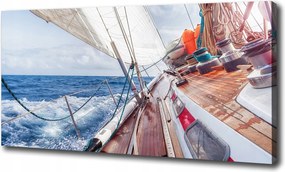 Vászonkép Vitorlás a tengeren 100x70 cm
