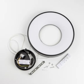 Brilagi - LED dimmelhető kábeles csillár FALCON II LED/67W/230V átm. 40 cm fekete + távirányító