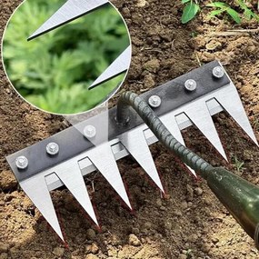 Többfunkciós kerti szerszám a talaj karbantartásához