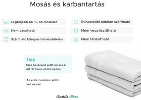 Bella szürke gyerek törölköző 30x50 cm, 100% pamut