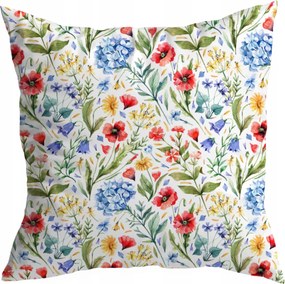 Tavaszi Díszpárnahuzat 50X50 CM Tavasz Mezei Virágok Színek Minta 379