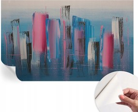 Dekoratív öntapadós fotótapéta Hálószobába Absztrakt csíkok 416x254