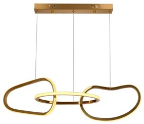 LED függeszték kábelen ANNELI LED/30W/230V 80 cm arany