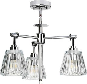 Elstead Lighting AGATHA BATH-AGATHA3P-PC Mennyezeti Lámpa 3x3,5W/G9 320LM IP44