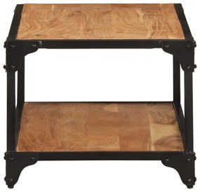Tömör akácfa dohányzóasztal 90 x 45 x 35 cm