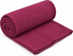 Fleece pléd MELVIRA DUO, bordó Méret: 150 x 200 cm