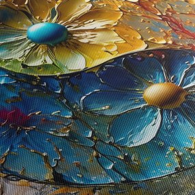Kép - Harmónia és egyensúly (órával) (90x30 cm)