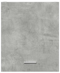 betonszürke szerelt fa függő szekrény 50 x 31 x 60 cm