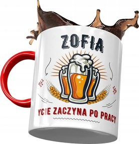 Piros bögre Zsófi Barátnőinek Ajándék Nyomtatott Fotóval