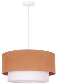 Duolla - Csillár zsinóron BOHO 1xE27/40W/230V átm. 45 cm bézs/fehér