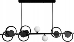 Mennyezeti Lámpa Függeszték Fekete Led Kötél