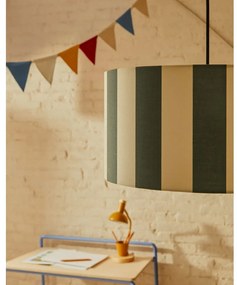 Fehér-kék gyerek lámpabúra ø 40 cm Ciral – Kave Home