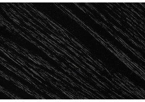 Fekete-natúr színű kerek dohányzóasztal ø 80 cm Makoto – White Label