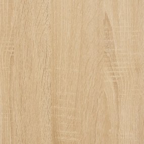 sonoma tölgyszínű szerelt fa TV-szekrény 100x35,5x45 cm